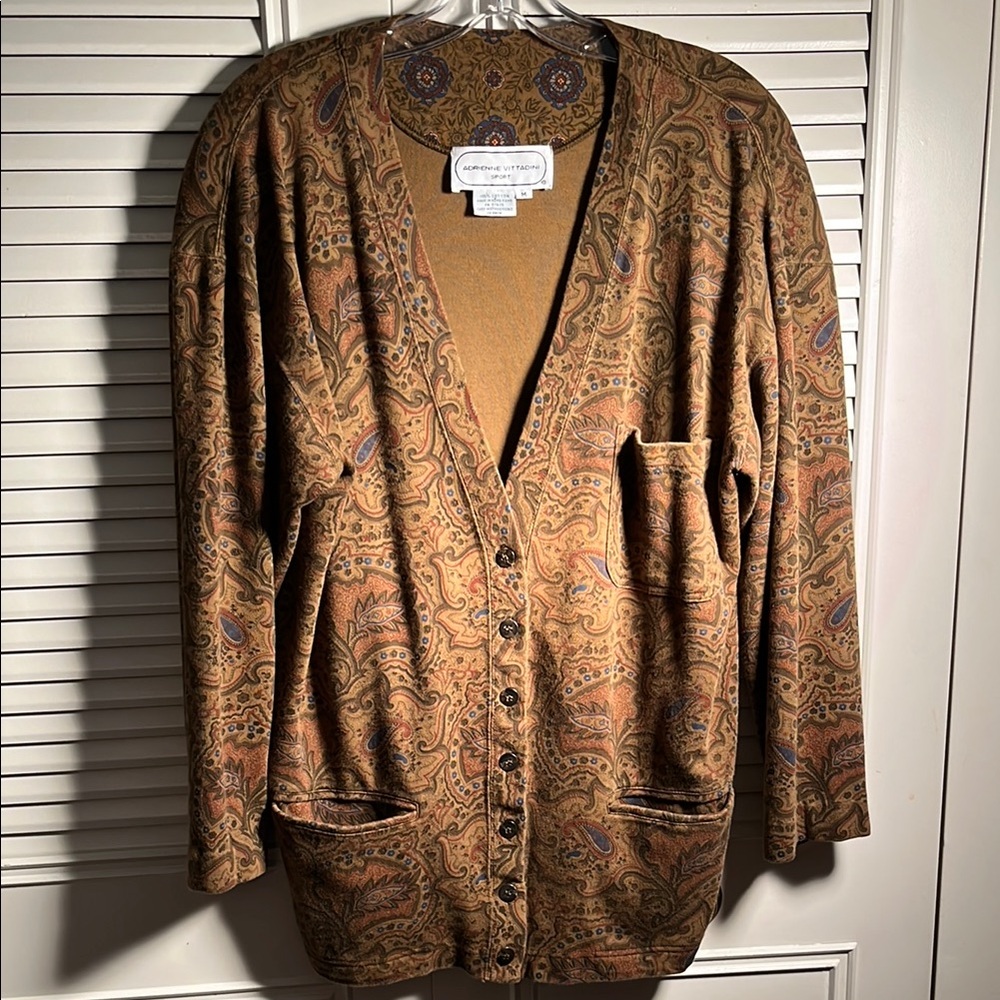 Adrienne Vittidini Cotton Jacket Medium